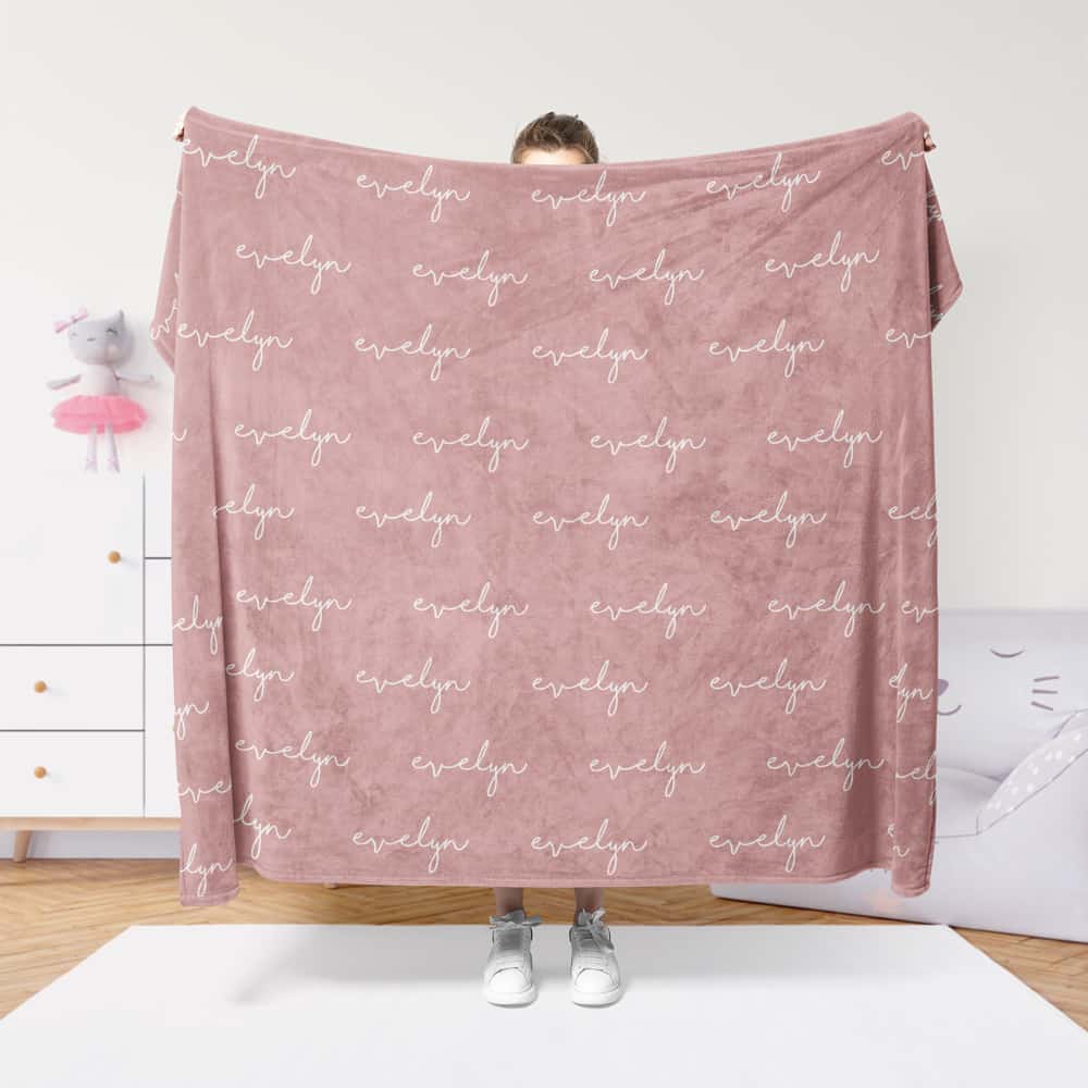 Personalized Name Blankets